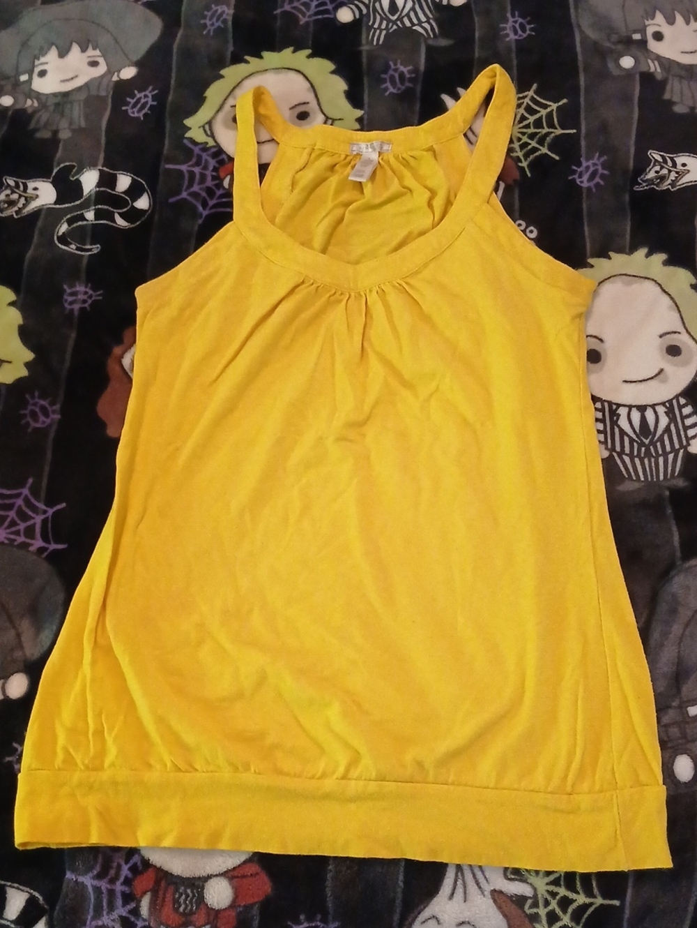 Ambiance Bright Yellow Scoop Neck Tank